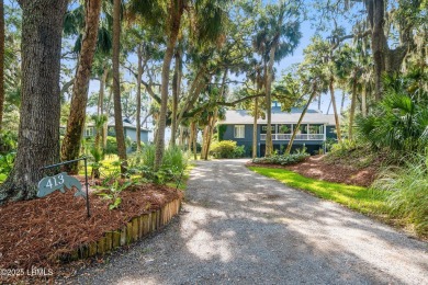 This older home at the North end of the island has been on Ocean Point Golf Links in South Carolina - for sale on GolfHomes.com, golf home, golf lot