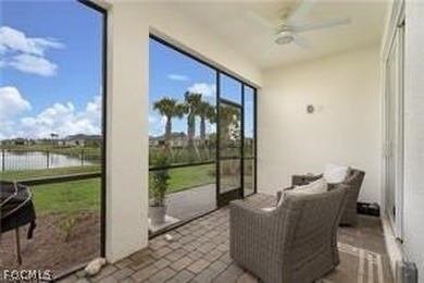 This popular 3-bedroom + den/home office floor plan with a 2-car on Babcock National Golf Course in Florida - for sale on GolfHomes.com, golf home, golf lot