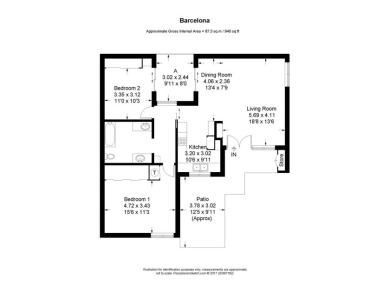 Sun-splashed Barcelona end unit with leafy outlooks, a private on Laguna Woods Village Golf Course in California - for sale on GolfHomes.com, golf home, golf lot