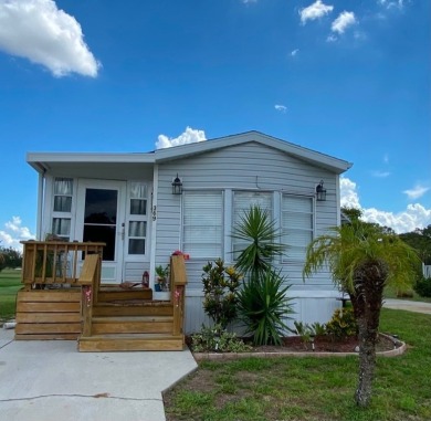 This cute park model is located on the golf course with amazing on Clerbrook Resort, Inc. in Florida - for sale on GolfHomes.com, golf home, golf lot