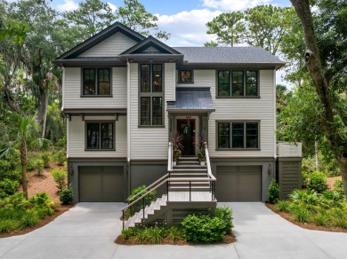 Built to perfection in 2023, this custom home was designed and on The Seabrook Island Club in South Carolina - for sale on GolfHomes.com, golf home, golf lot