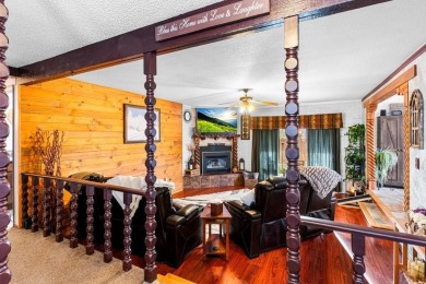 Welcome to this one-of-a-kind Santa Fe-style ranch home on Desert Hawk At Pueblo West in Colorado - for sale on GolfHomes.com, golf home, golf lot