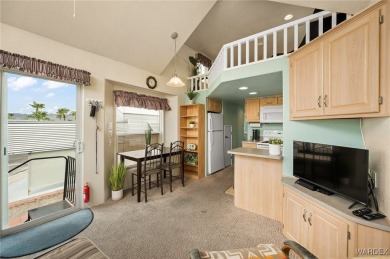 Charming Park Model with Loft in Desirable Riverview Resort on Riverview Golf Course in Arizona - for sale on GolfHomes.com, golf home, golf lot
