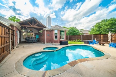 Welcome to this stunning 5-bedroom, 3-bathroom home nestled on a on The Courses at Watters Creek in Texas - for sale on GolfHomes.com, golf home, golf lot
