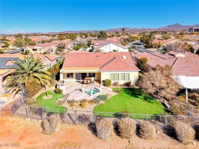 Former model home offering breathtaking golf and mountain vistas on Revere Golf Club in Nevada - for sale on GolfHomes.com, golf home, golf lot