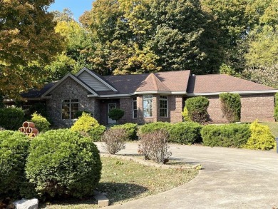 Discover this sprawling custom brick ranch, nestled in the Doe on Ben Hawes State Park Golf Course in Kentucky - for sale on GolfHomes.com, golf home, golf lot