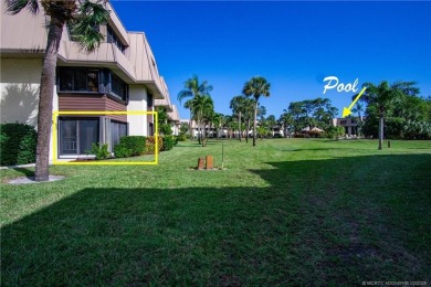 Enjoy your private entrance in this first floor, end unit condo on Martin County Golf Course in Florida - for sale on GolfHomes.com, golf home, golf lot