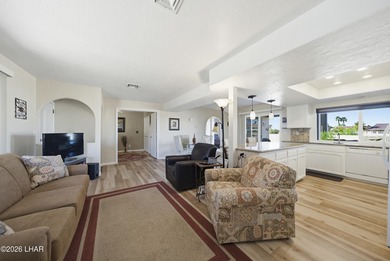 Ground-floor, single-story condo with two patios and stunning on London Bridge Golf Course in Arizona - for sale on GolfHomes.com, golf home, golf lot