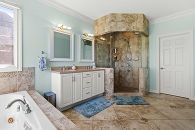 Welcome to your dream home on the 8th green of Aberdeen's on The Course at Aberdeen in Indiana - for sale on GolfHomes.com, golf home, golf lot