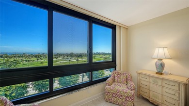 Perched on the fifth floor of Building 1 at The Sanctuary at on Links on Longboat Golf Club in Florida - for sale on GolfHomes.com, golf home, golf lot