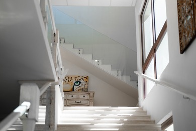 The villa consists of a main house and guesthouse, and is built on Bahia Principe Riviera Maya Golf Course in  - for sale on GolfHomes.com, golf home, golf lot