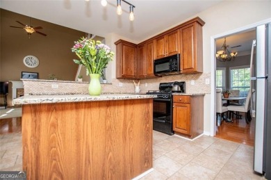 Move-in ready with BRAND NEW CARPET, this spacious 4-bedroom, 2 on Creekside Golf and Country Club in Georgia - for sale on GolfHomes.com, golf home, golf lot