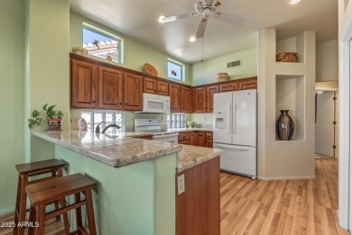 Welcome to your dream retreat! Nestled on a picturesque golf on Trail Ridge Golf Course in Arizona - for sale on GolfHomes.com, golf home, golf lot