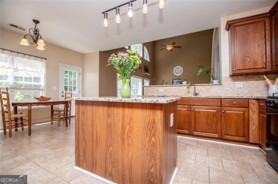 Move-in ready with BRAND NEW CARPET, this spacious 4-bedroom, 2 on Creekside Golf and Country Club in Georgia - for sale on GolfHomes.com, golf home, golf lot