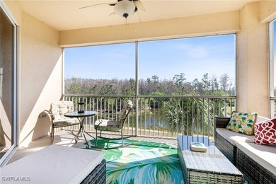 This 3rd floor TURNKEY condo offers amazing water views and on Pelican Preserve Golf Club in Florida - for sale on GolfHomes.com, golf home, golf lot