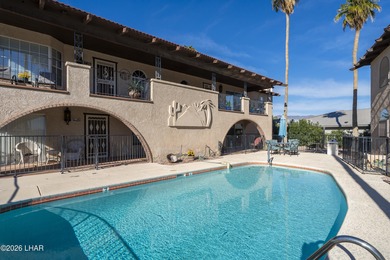 Ground-floor, single-story condo with two patios and stunning on London Bridge Golf Course in Arizona - for sale on GolfHomes.com, golf home, golf lot