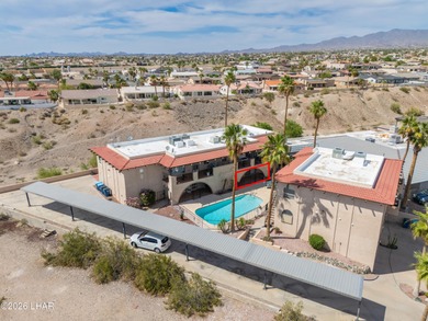Ground-floor, single-story condo with two patios and stunning on London Bridge Golf Course in Arizona - for sale on GolfHomes.com, golf home, golf lot