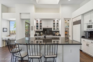 Perched on a premium lot at one of the highest elevations in on Sanctuary Golf Course At WestWorld in Arizona - for sale on GolfHomes.com, golf home, golf lot