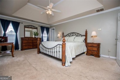 Move-in ready with BRAND NEW CARPET, this spacious 4-bedroom, 2 on Creekside Golf and Country Club in Georgia - for sale on GolfHomes.com, golf home, golf lot