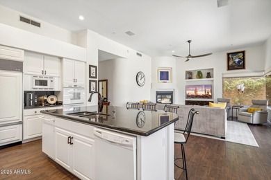 Perched on a premium lot at one of the highest elevations in on Sanctuary Golf Course At WestWorld in Arizona - for sale on GolfHomes.com, golf home, golf lot