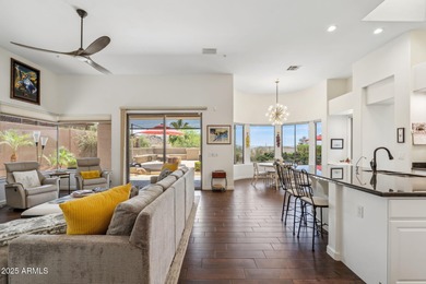 Perched on a premium lot at one of the highest elevations in on Sanctuary Golf Course At WestWorld in Arizona - for sale on GolfHomes.com, golf home, golf lot