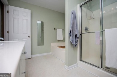 Move-in ready with BRAND NEW CARPET, this spacious 4-bedroom, 2 on Creekside Golf and Country Club in Georgia - for sale on GolfHomes.com, golf home, golf lot