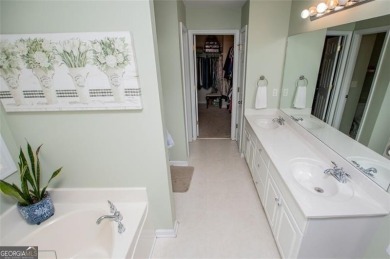 Move-in ready with BRAND NEW CARPET, this spacious 4-bedroom, 2 on Creekside Golf and Country Club in Georgia - for sale on GolfHomes.com, golf home, golf lot