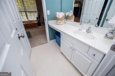 Move-in ready with BRAND NEW CARPET, this spacious 4-bedroom, 2 on Creekside Golf and Country Club in Georgia - for sale on GolfHomes.com, golf home, golf lot