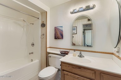 Charming and well-loved duplex. This 2 Bedroom, 2 Bath gemini on PalmBrook Country Club in Arizona - for sale on GolfHomes.com, golf home, golf lot