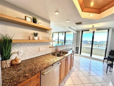 BREATHTAKING WATER VIEWS from this elegant 11th-floor corner-end on Pasadena Yacht and Country Club in Florida - for sale on GolfHomes.com, golf home, golf lot