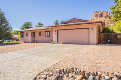 Welcome to this beautifully updated 3-bedroom, 2-bath home in on Oakcreek Country Club in Arizona - for sale on GolfHomes.com, golf home, golf lot
