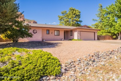 Welcome to this beautifully updated 3-bedroom, 2-bath home in on Oakcreek Country Club in Arizona - for sale on GolfHomes.com, golf home, golf lot