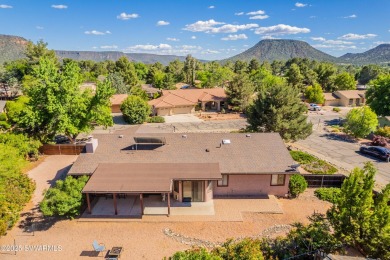 Welcome to this beautifully updated 3-bedroom, 2-bath home in on Oakcreek Country Club in Arizona - for sale on GolfHomes.com, golf home, golf lot