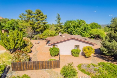 Welcome to this beautifully updated 3-bedroom, 2-bath home in on Oakcreek Country Club in Arizona - for sale on GolfHomes.com, golf home, golf lot