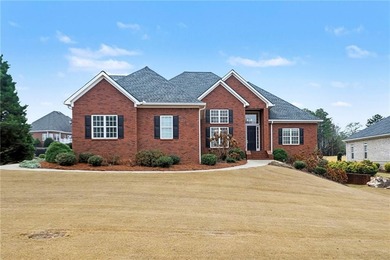 This all-brick home truly checks every box--main-level living on Oak Mountain Championship Golf Club in Georgia - for sale on GolfHomes.com, golf home, golf lot