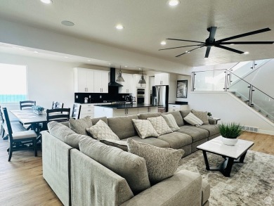Come relax on this beautiful top deck overlooking the valley and on Bear Lake Golf Course in Utah - for sale on GolfHomes.com, golf home, golf lot