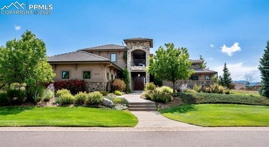 Discover luxury living in this beautifully crafted custom home on The Club At Flying Horse in Colorado - for sale on GolfHomes.com, golf home, golf lot