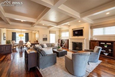 Discover luxury living in this beautifully crafted custom home on The Club At Flying Horse in Colorado - for sale on GolfHomes.com, golf home, golf lot