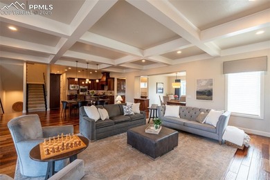 Discover luxury living in this beautifully crafted custom home on The Club At Flying Horse in Colorado - for sale on GolfHomes.com, golf home, golf lot