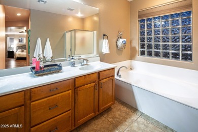 Tucked into one of Gilbert's most loved neighborhoods, this home on Seville Golf and Country Club in Arizona - for sale on GolfHomes.com, golf home, golf lot
