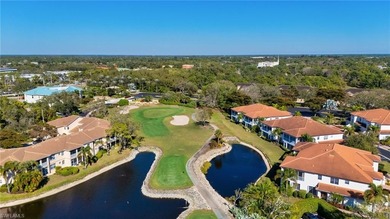 Rare opportunity to acquire a first-floor end unit in the Puesta on Spanish Wells Golf and Country Club in Florida - for sale on GolfHomes.com, golf home, golf lot