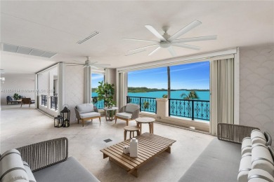 THE EPITOME OF LUXE LIVING WITH BREATHTAKING MIAMI SKYLINE & on Fisher Island Club in Florida - for sale on GolfHomes.com, golf home, golf lot