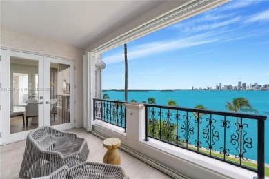 THE EPITOME OF LUXE LIVING WITH BREATHTAKING MIAMI SKYLINE & on Fisher Island Club in Florida - for sale on GolfHomes.com, golf home, golf lot