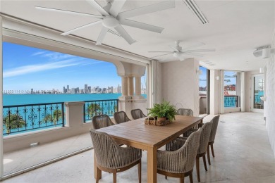 THE EPITOME OF LUXE LIVING WITH BREATHTAKING MIAMI SKYLINE & on Fisher Island Club in Florida - for sale on GolfHomes.com, golf home, golf lot