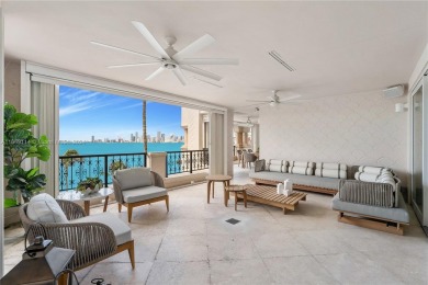 THE EPITOME OF LUXE LIVING WITH BREATHTAKING MIAMI SKYLINE & on Fisher Island Club in Florida - for sale on GolfHomes.com, golf home, golf lot