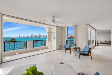 THE EPITOME OF LUXE LIVING WITH BREATHTAKING MIAMI SKYLINE & on Fisher Island Club in Florida - for sale on GolfHomes.com, golf home, golf lot