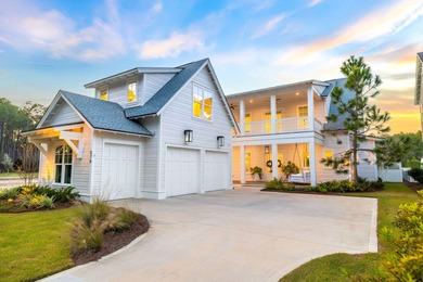 This Stunning 5-bedroom, 5.5-bath luxury residence overlooks the on Origins Golf Club in Florida - for sale on GolfHomes.com, golf home, golf lot