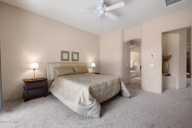 Price improvement! Cachet at Las Sendas single story end unit on Las Sendas Golf Club in Arizona - for sale on GolfHomes.com, golf home, golf lot