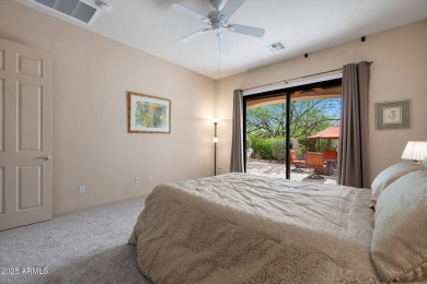 Price improvement! Cachet at Las Sendas single story end unit on Las Sendas Golf Club in Arizona - for sale on GolfHomes.com, golf home, golf lot