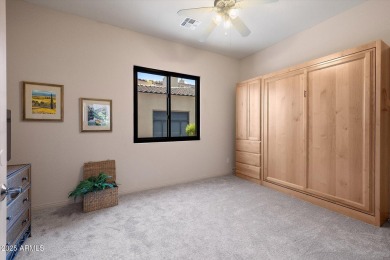 Price improvement! Cachet at Las Sendas single story end unit on Las Sendas Golf Club in Arizona - for sale on GolfHomes.com, golf home, golf lot
